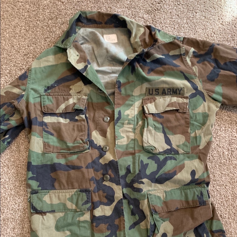 Authentic US Army Camo Jacket